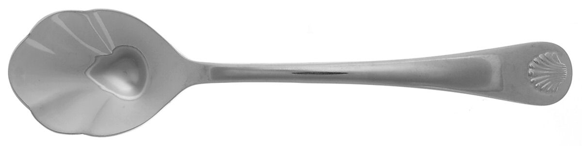 Bayview (Stainless, China) Sugar Shell Spoon by Reed & Barton-1