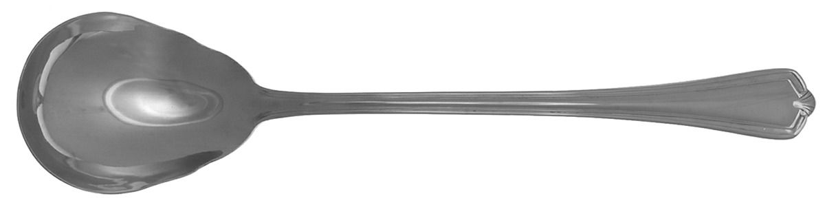 Hadley (Stainless) Solid Salad Serving Spoon by Reed & Barton-1