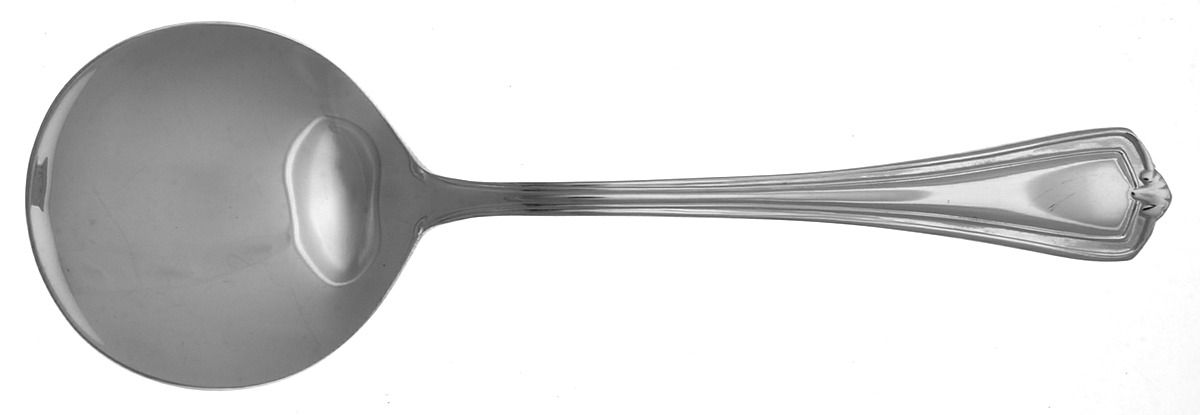Hadley (Stainless) Solid Smooth Casserole Spoon by Reed & Barton-1
