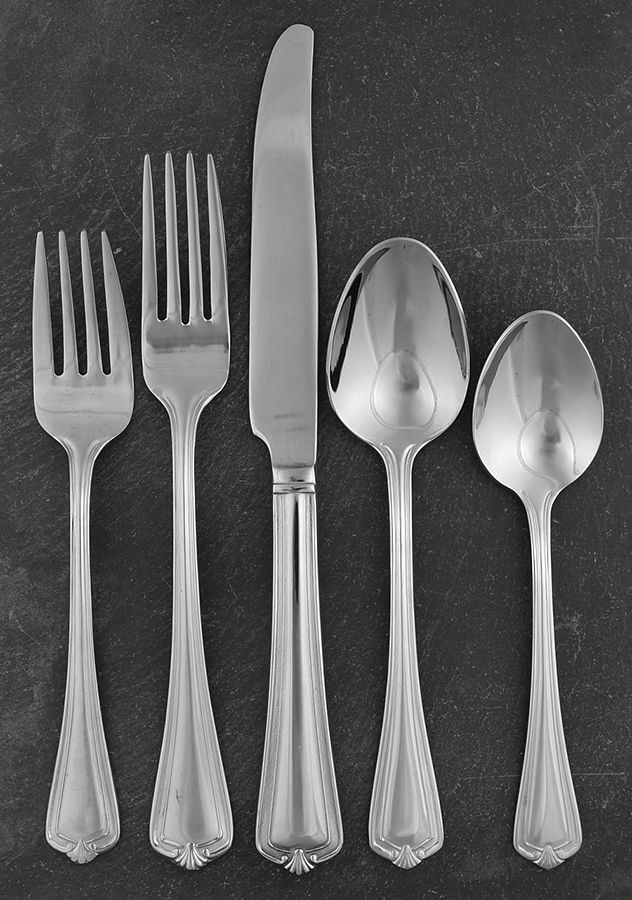 Hadley (Stainless) 5 Piece Place Setting by Reed & Barton-1