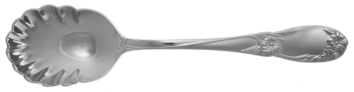 La Bella (Stainless) Sugar Shell Spoon by Reed & Barton-1