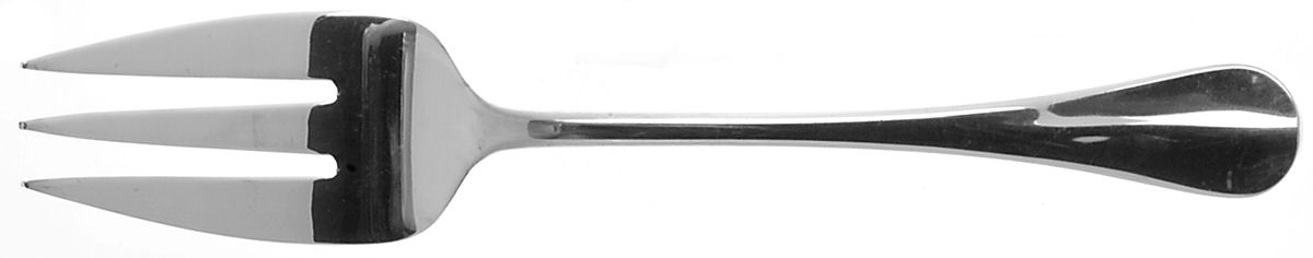 Brittany (Silverplate) Large Solid Cold Meat Serving Fork by Reed & Barton-1