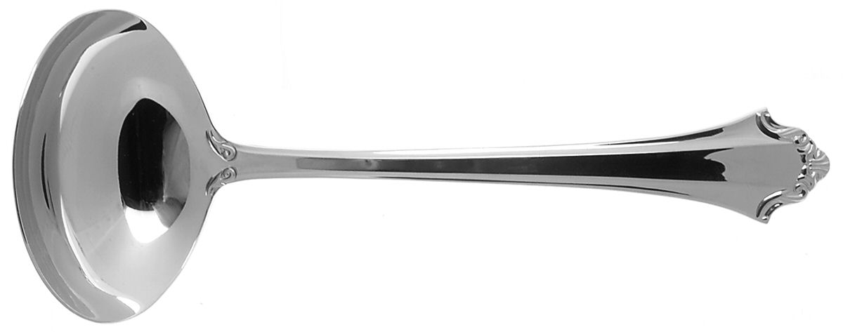 Devonshire (Stainless, China) Solid Gravy Ladle by Reed & Barton-1