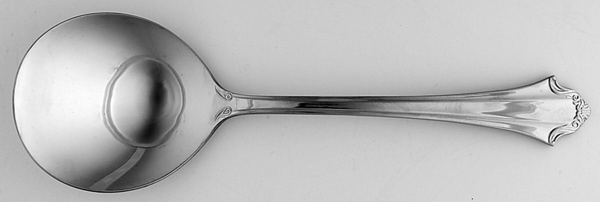 Devonshire (Stainless, China) Solid Smooth Casserole Spoon by Reed & Barton-1