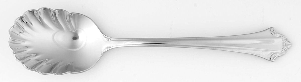 Devonshire (Stainless, China) Sugar Shell Spoon by Reed & Barton-1