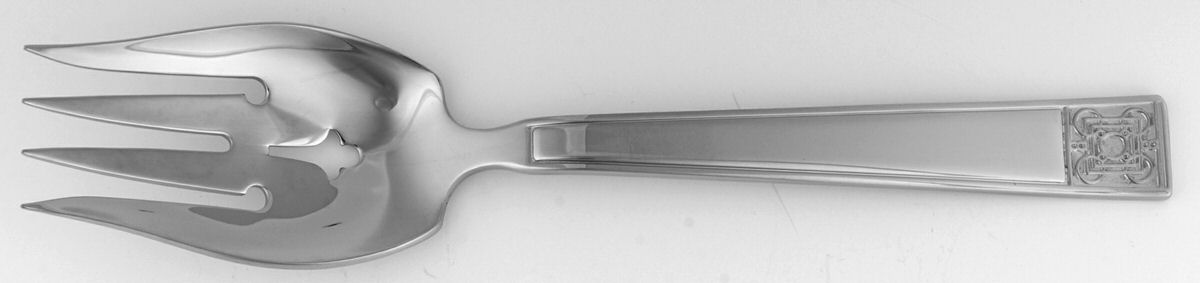 Marielle (Stainless) Medium Solid Cold Meat Serving Fork by Reed & Barton-1
