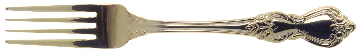 Golden Marlborough (Gold Electoplate) Fork by Reed & Barton-1
