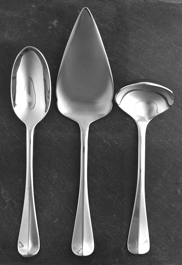 Williamsburg Royal Scroll (Stainless) 3 Piece Completer Set by Reed & Barton-1