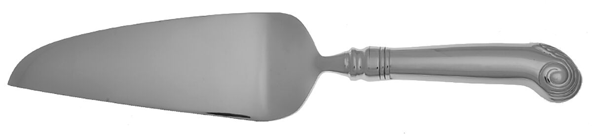 Williamsburg Royal Shell (Stainless) Pie and Cake Server with Stainless Blade HC by Reed & Barton-1