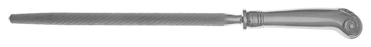 Williamsburg Royal Shell (Stainless) Sharpener Knife with Steel Rod HC by Reed & Barton-1