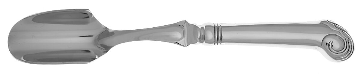 Williamsburg Royal Shell (Stainless) Cheese Scoop with Stainless Scoop HC by Reed & Barton-1