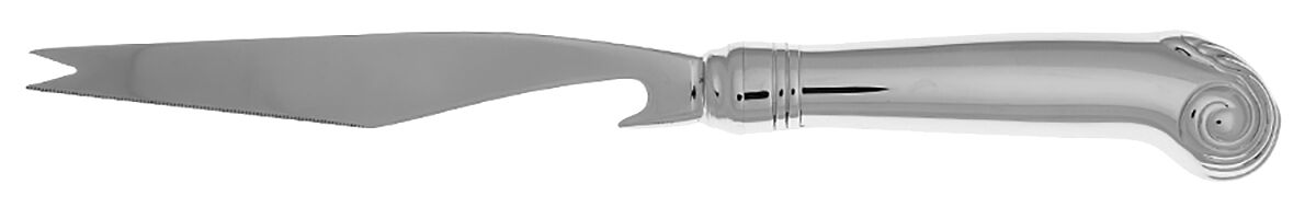 Williamsburg Royal Shell (Stainless) Bar Knife Serving with Stainless Blade HC by Reed & Barton-1