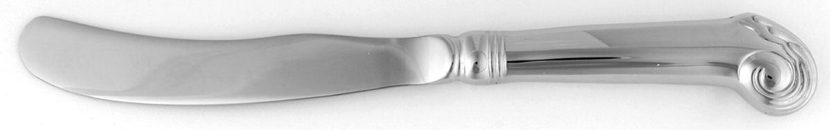 Williamsburg Royal Shell (Stainless) Hollow Handle Master Butter Knife by Reed & Barton-1