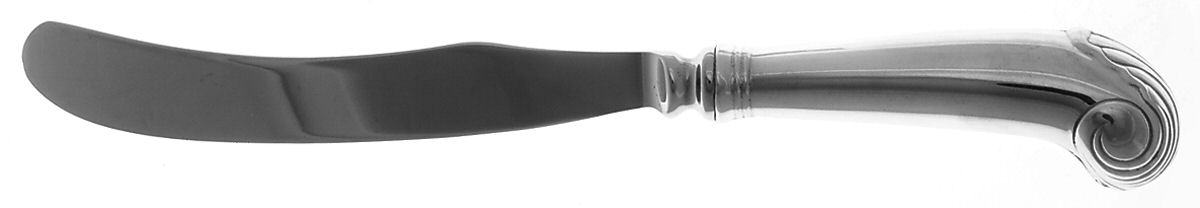 Williamsburg Shell (Sterling) Old French Hollow Pistol Knife by Reed & Barton-1