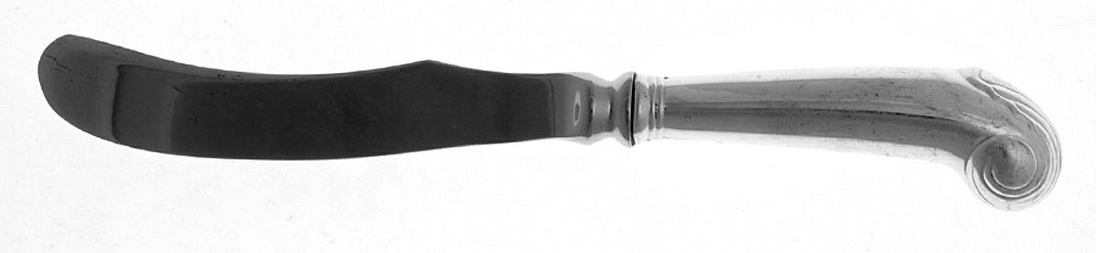 Williamsburg Shell (Sterling) Hollow Handle Master Butter Knife by Reed & Barton-1