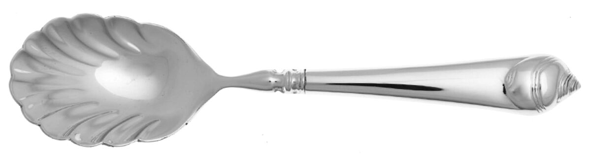 Williamsburg Glouster Shell (Stainless) Sugar Spoon by Reed & Barton-1