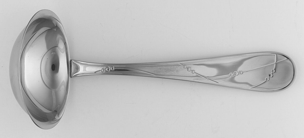 Precious Platinum (Stainless) Solid Gravy Ladle by Royal Doulton-1
