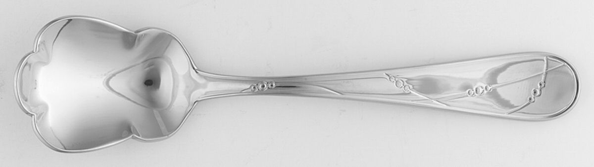 Precious Platinum (Stainless) Sugar Shell Spoon by Royal Doulton-1