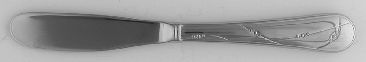 Precious Platinum (Stainless) Hollow Handle Master Butter Knife by Royal Doulton-1