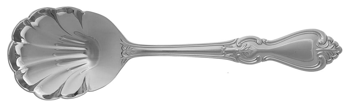 Lincolnshire (Stainless) Solid Shell Casserole Spoon by Reed & Barton-1