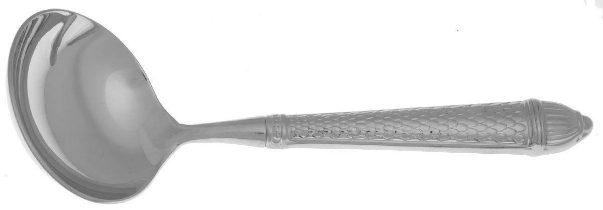 Raffaello (Stainless) Solid Gravy Ladle by Ricci (Argentieri)-1