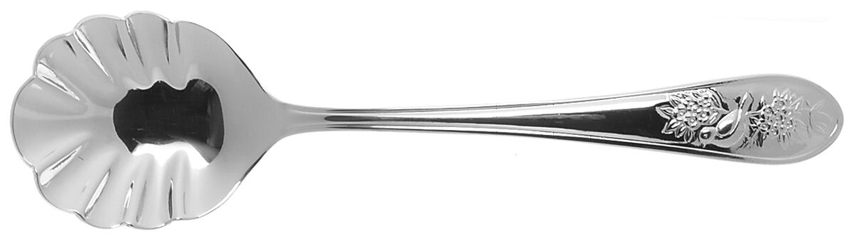 Birds (Stainless) Sugar Shell Spoon by RSVP Flatware-1