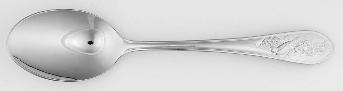 Birds (Stainless) Place/Oval Soup Spoon by RSVP Flatware-1