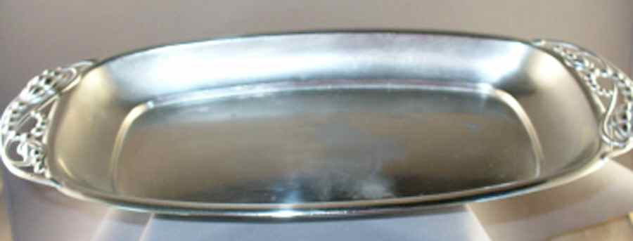 X310 (Sterling, Hollowware) Sterling Bread Tray by Reed & Barton-1