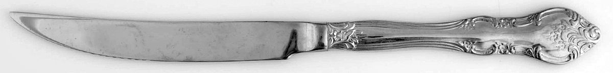 RXV2 (Silverplate) Individual Solid Handle Steak Knife by RSVP Flatware-1
