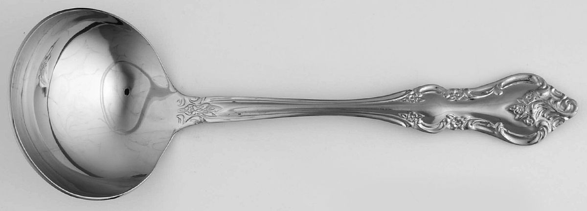 RXV2 (Silverplate) Solid Gravy Ladle by RSVP Flatware-1