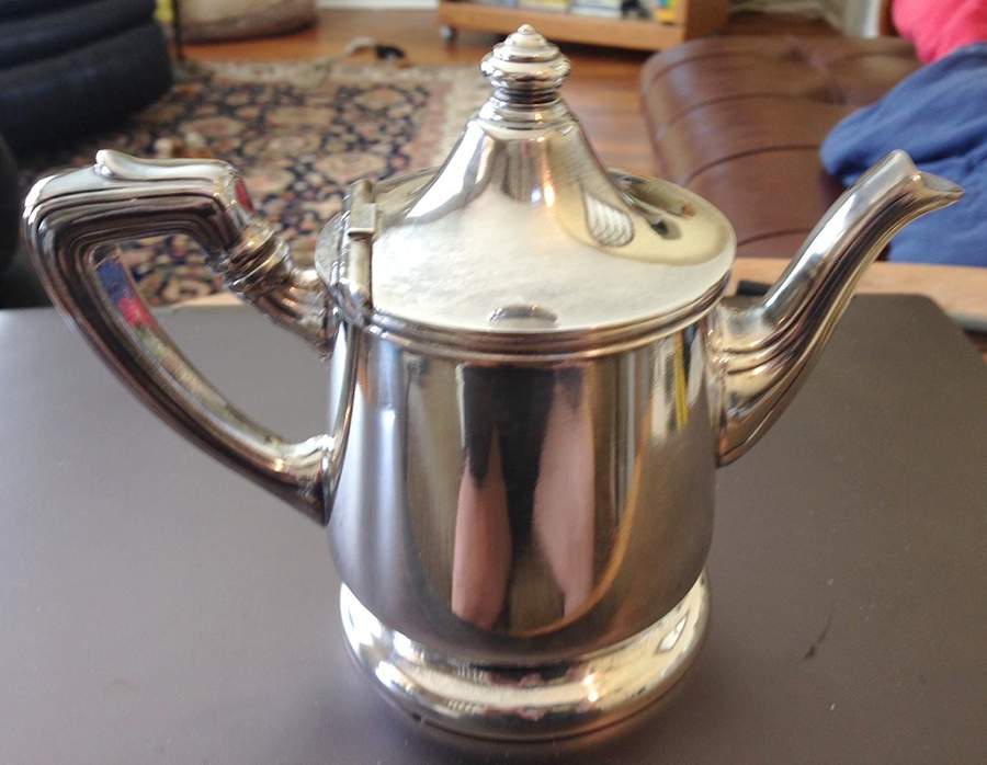 2300T (Silverplate, Hollowware) Small Teapot with Lid by Reed & Barton-1