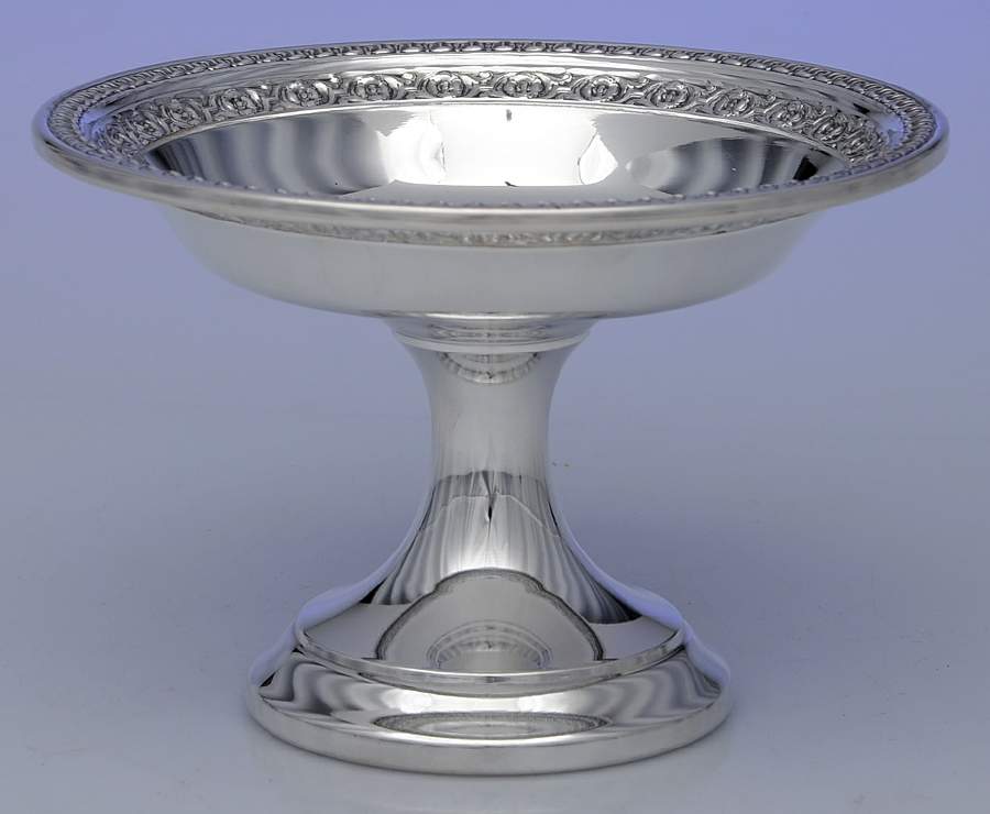 1231(Silverplate, Hollowware) Round Compote (Height X Width) by Reed & Barton-1
