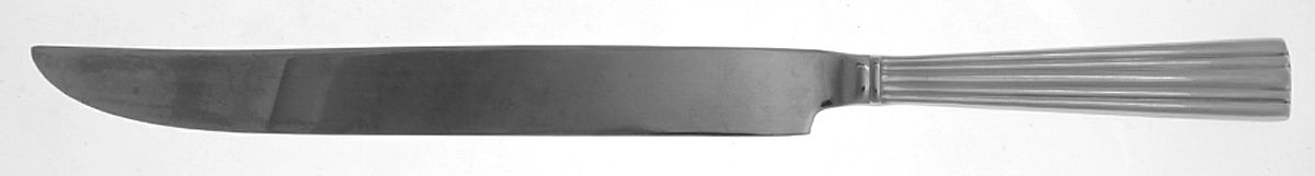 Fluted Handle (Stainless) Small Solid Steak Carving Knife by Reed & Barton-1
