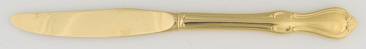 Camelot-Gold (Gold Electroplate) Modern Hollow Knife by Reed & Barton-1