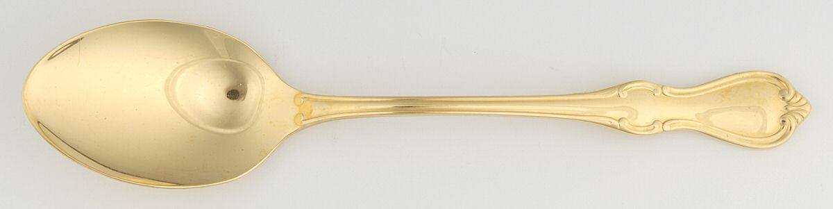 Camelot-Gold (Gold Electroplate) Tablespoon (Serving Spoon) by Reed & Barton-1