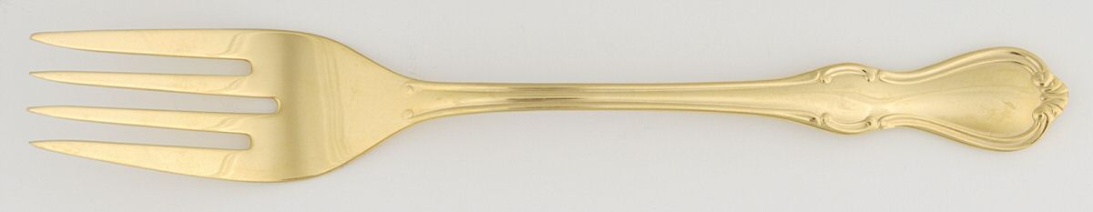Camelot-Gold (Gold Electroplate) Individual Salad Fork by Reed & Barton-1