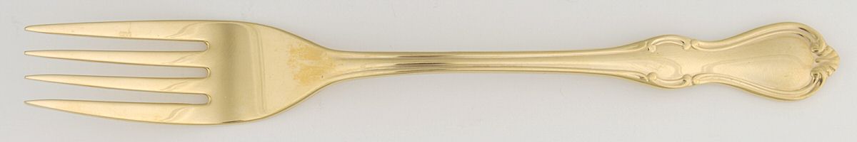 Camelot-Gold (Gold Electroplate) Fork by Reed & Barton-1