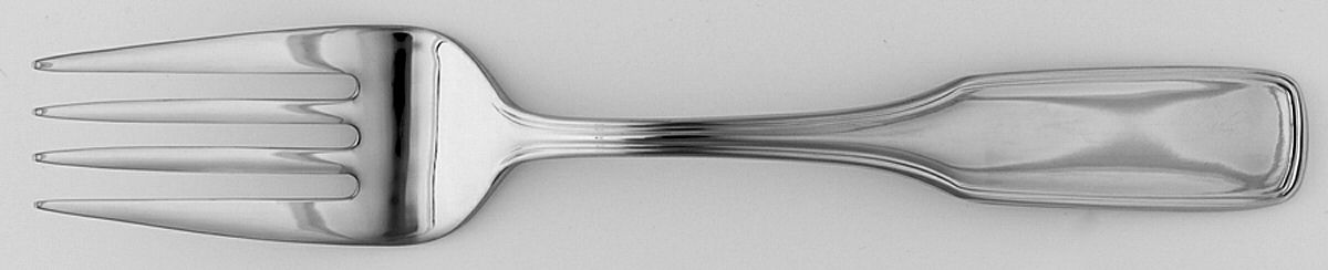 Blake (Stainless) Medium Solid Cold Meat Serving Fork by Reed & Barton-1