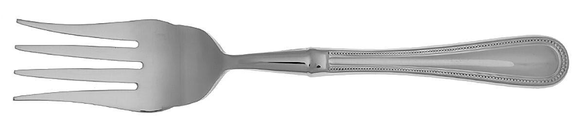 Grand Hotel II (Stainless) Cold Meat Fork Large, Stainless Tines HC by Reed & Barton-1