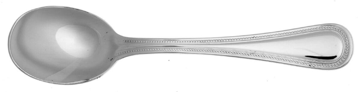 Grand Hotel II (Stainless) Round Bowl Soup Spoon (Cream Soup) HC by Reed & Barton-1