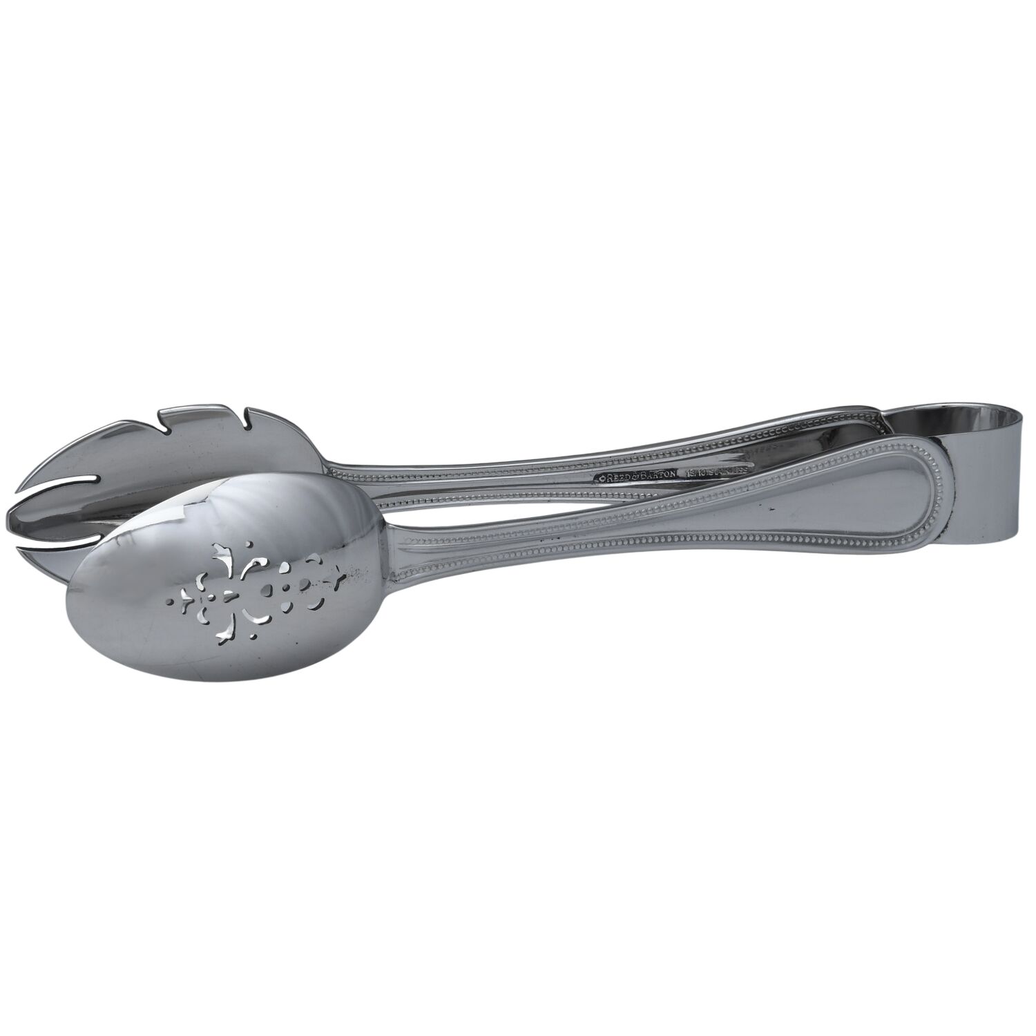 Grand Hotel II (Stainless) Ice Serving Tongs Large HC by Reed & Barton-1
