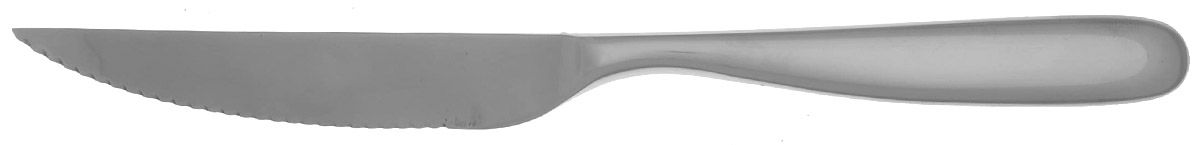 Stanton-Mirror (Stainless) Individual Steak Knife Hollow Handle Serrate Blade by Robert Welch-1
