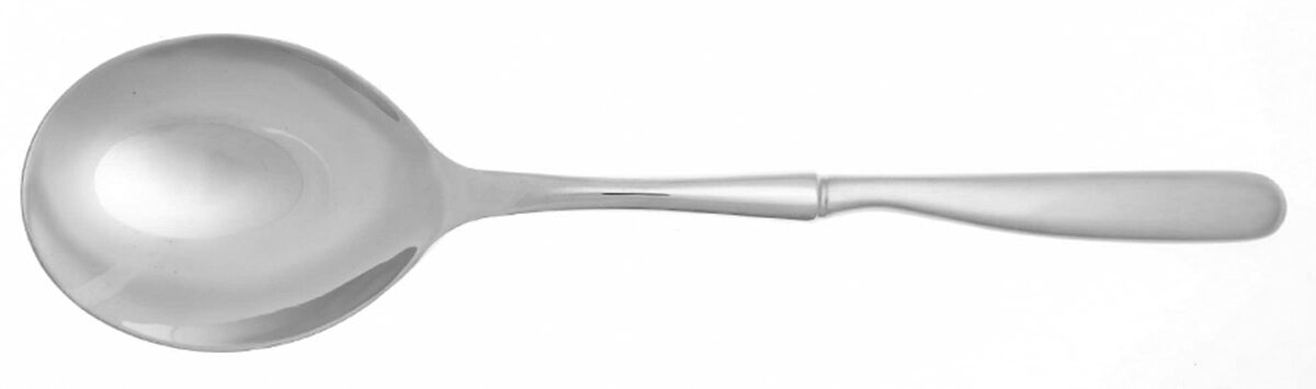 Stanton-Satin (Stainless) Casserole Spoon with Smooth Stainless Bowl HC by Robert Welch-1