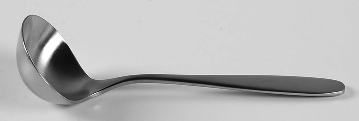 Stanton-Satin (Stainless) Solid Gravy Ladle by Robert Welch-1