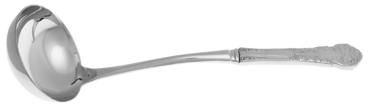 Renaissance (Stainless) Soup Ladle with Stainless Bowl HC by Reed & Barton-1