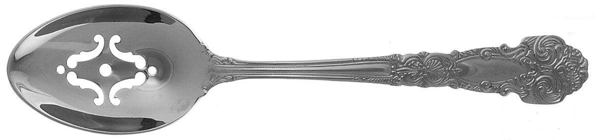 Renaissance (Stainless) Pierced Tablespoon (Serving Spoon) by Reed & Barton-1