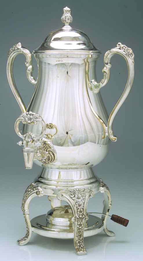 Burgundy (Silverplate, Hollowware, Newer) Silverplate Coffee Urn by Reed & Barton-1