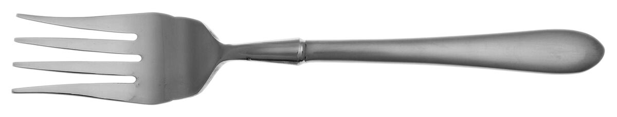 Flute (Satin Stainless) Cold Meat Fork Large, Stainless Tines HC by Robert Welch-1