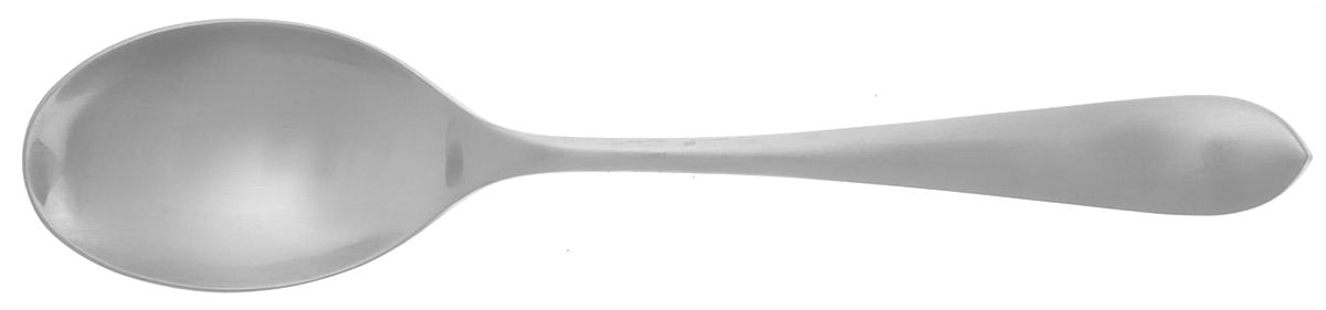 Flute (Satin Stainless) Solid Serving Spoon by Robert Welch-1