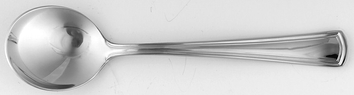 Palladian (Stainless) Round Bowl Soup Spoon (Cream Soup) by Reed & Barton-1